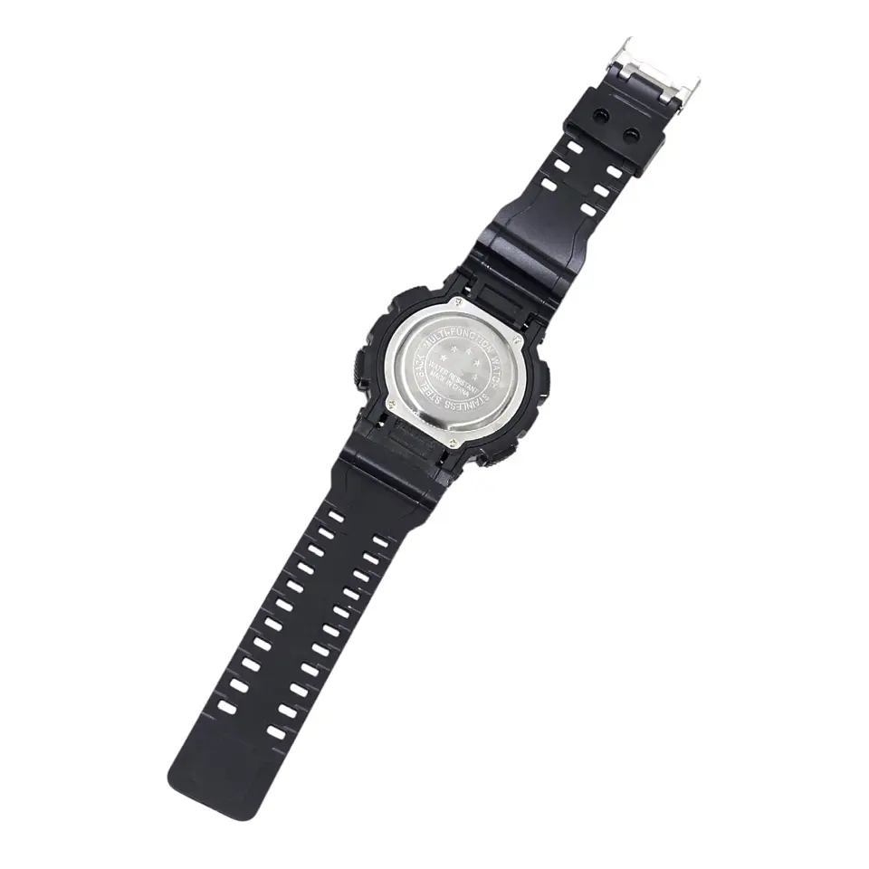 Reloj Deportivo Digital Negro Basic Alarma Cronometro 4