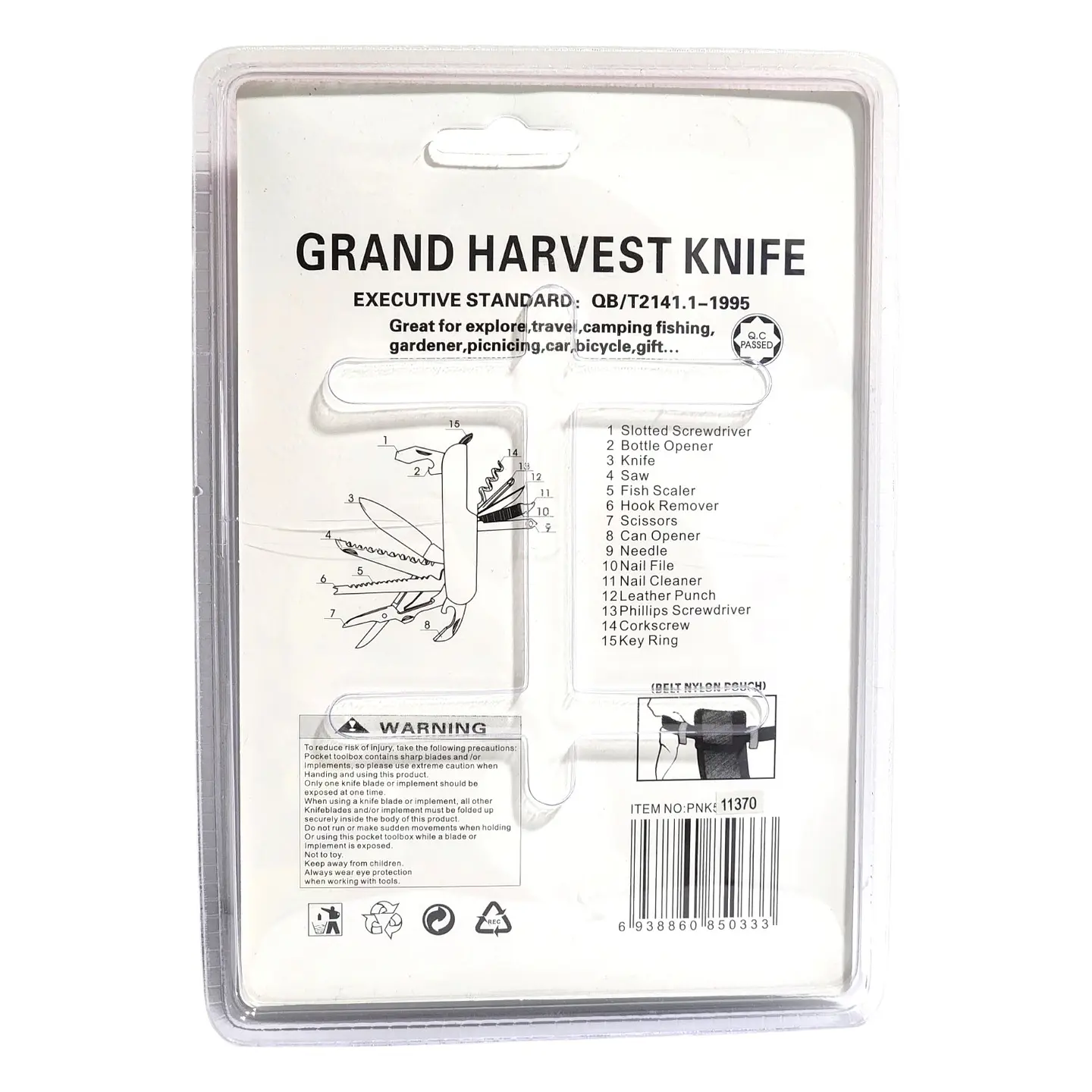 Navaja Multiuso Grand Harvest 15 Funciones 11370 4
