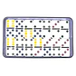 Juego de Domino 28 Pz Double Six Puntos Colores 12036 - Miniatura 3