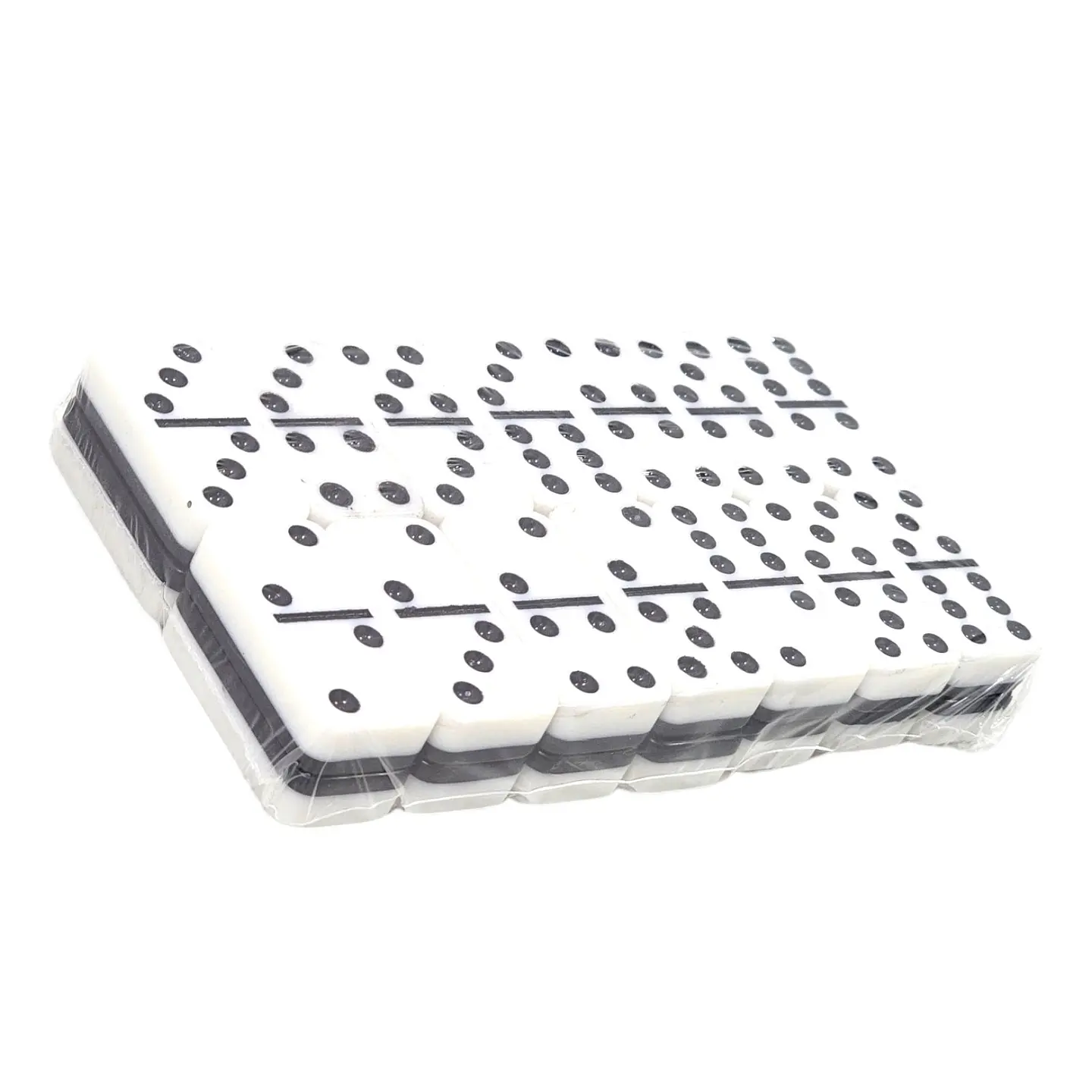 Juego de Dominó 28 Pz Blanco Negro 12002 7