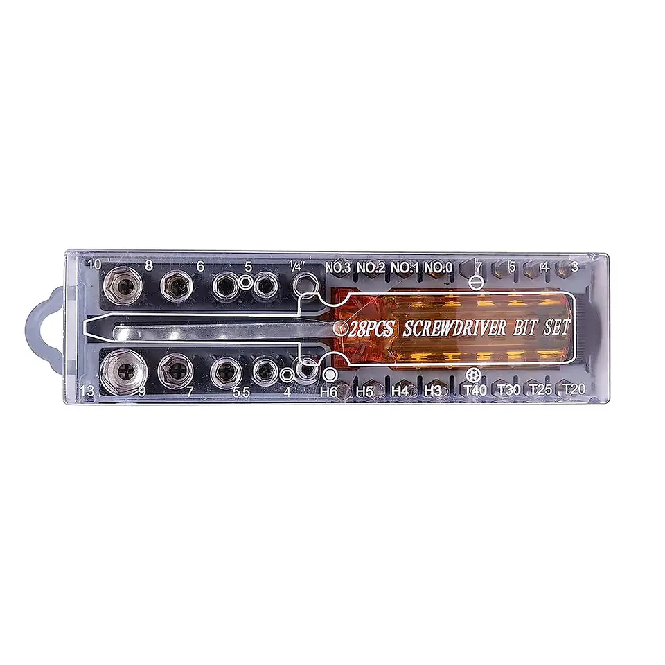 Set Destornillador y Dados 28 pcs en 1 CQ-220 7