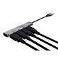Mini Hub Usb 2.0 Trust Halyx 4p Metalico - Miniatura 2