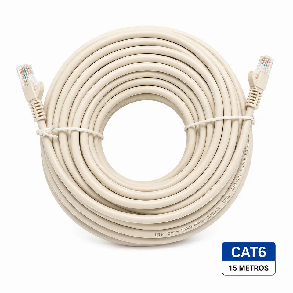 Cable de Red Target 15 mts Patch Cord UTP Cat 6 2