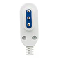 Enchufe Macho Horizontal Philco 2P+T Blanco 79308 - Miniatura 2