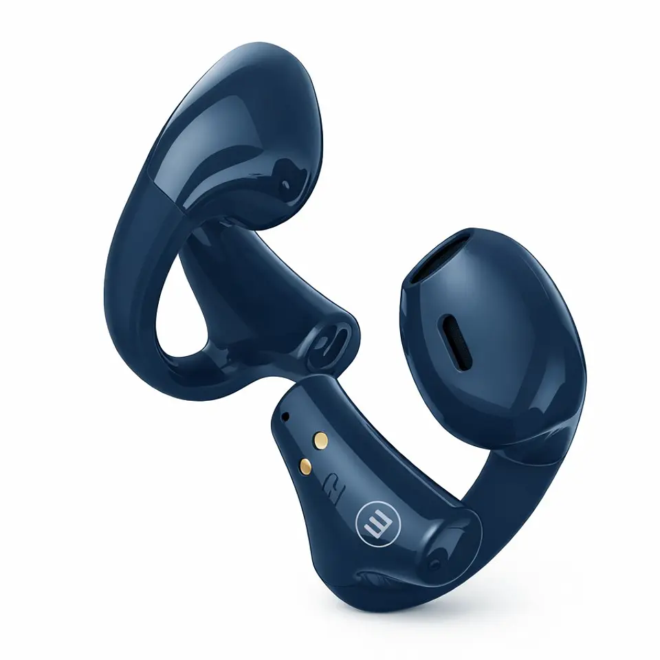 Audífonos Bt Maxell Ear Cuff Clip On Open-Ear TWS Azul 1