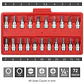 Set Juego Caja De Dados Chicharra 1/4 46 Piezas CR-V - Miniatura 2