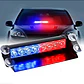 Baliza Led Estroboscópica Parabrisas Azul y Rojo - Miniatura 5