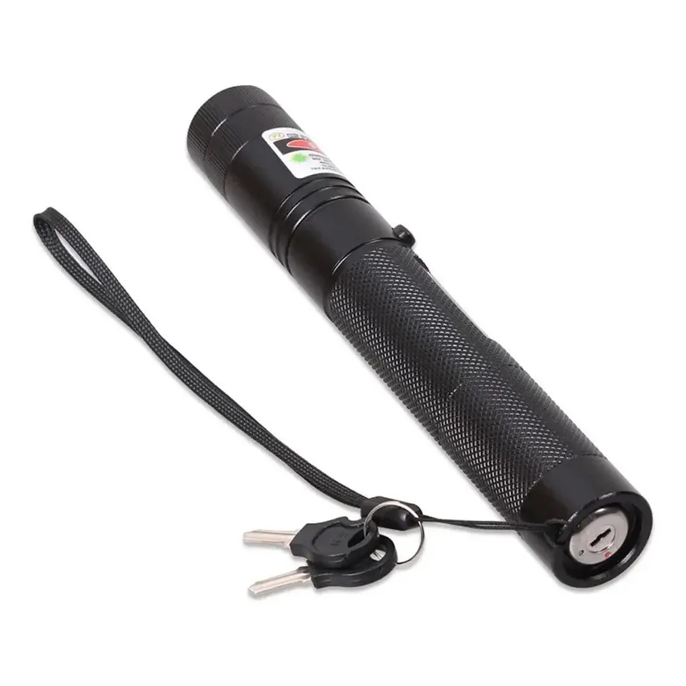 Puntero Láser Portátil Verde 532nm Con Bloqueo Por Llave 3