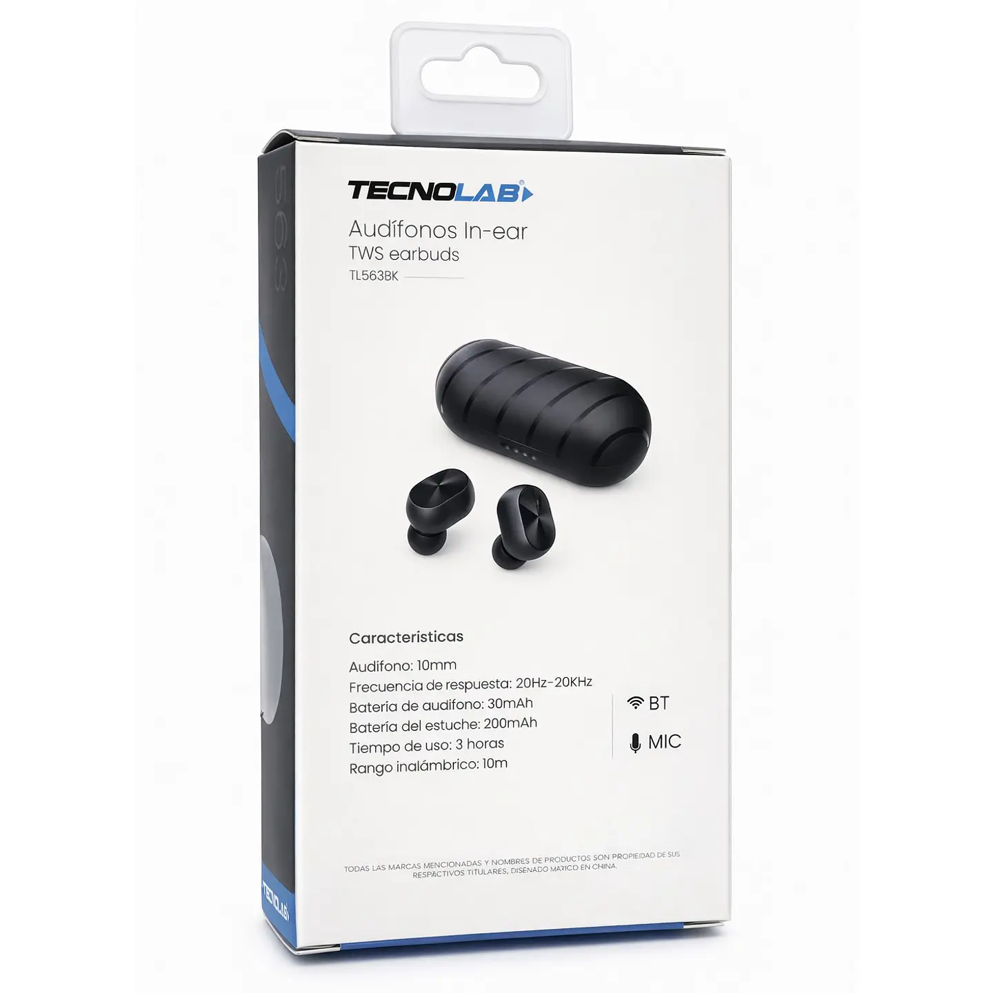 Audífonos Inalámbricos BT Tecnolab TL563BK 4