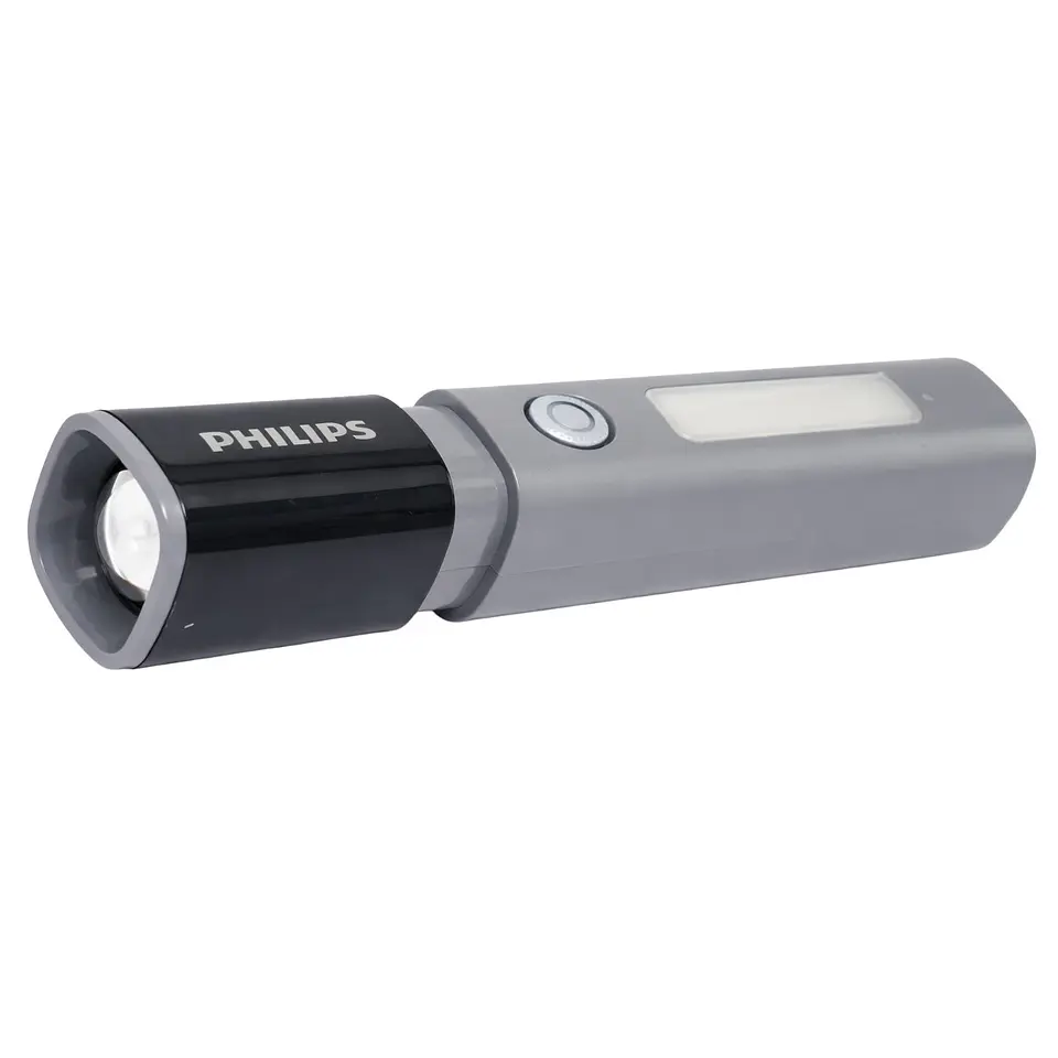 Linterna LED Philips 10W Recargable Zoom 150m 4 Modos 2