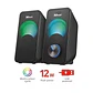Parlantes Usb Trust Arys 12w Premium Led Rgb 23120 - Miniatura 4