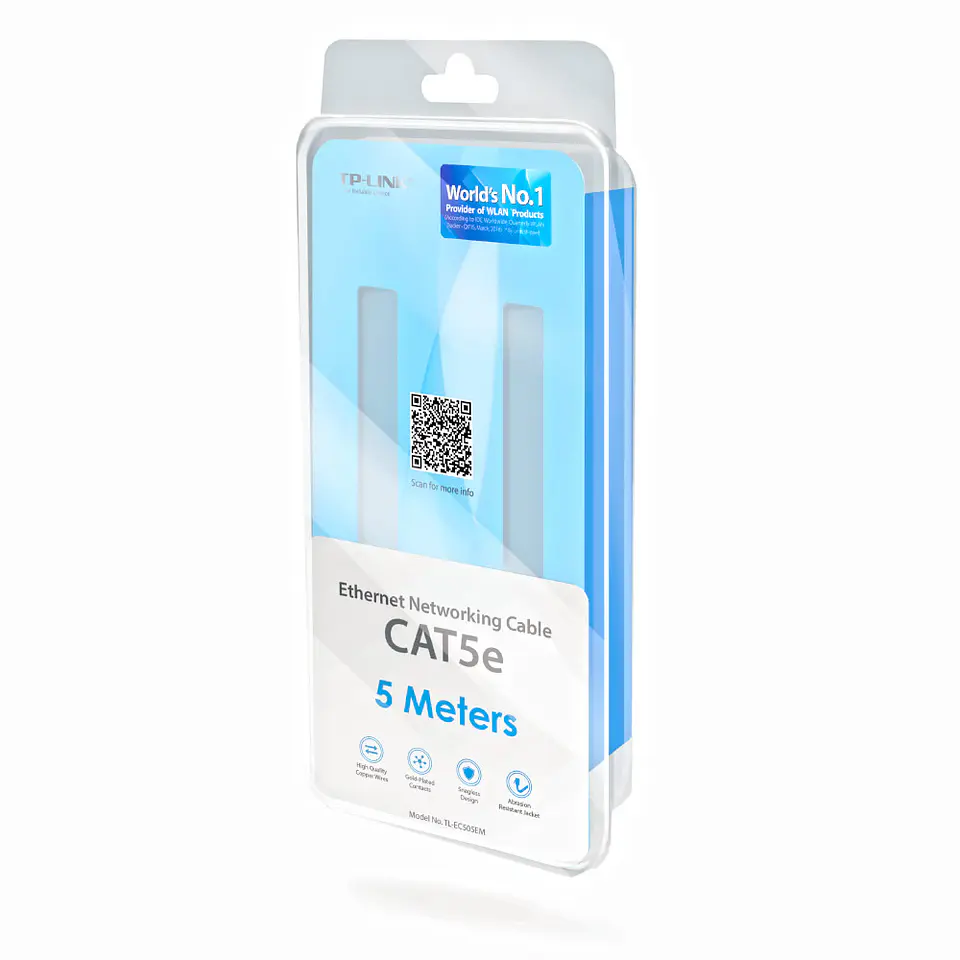 Cable de Red UTP TP-Link CAT5e Certificado 5mt 4