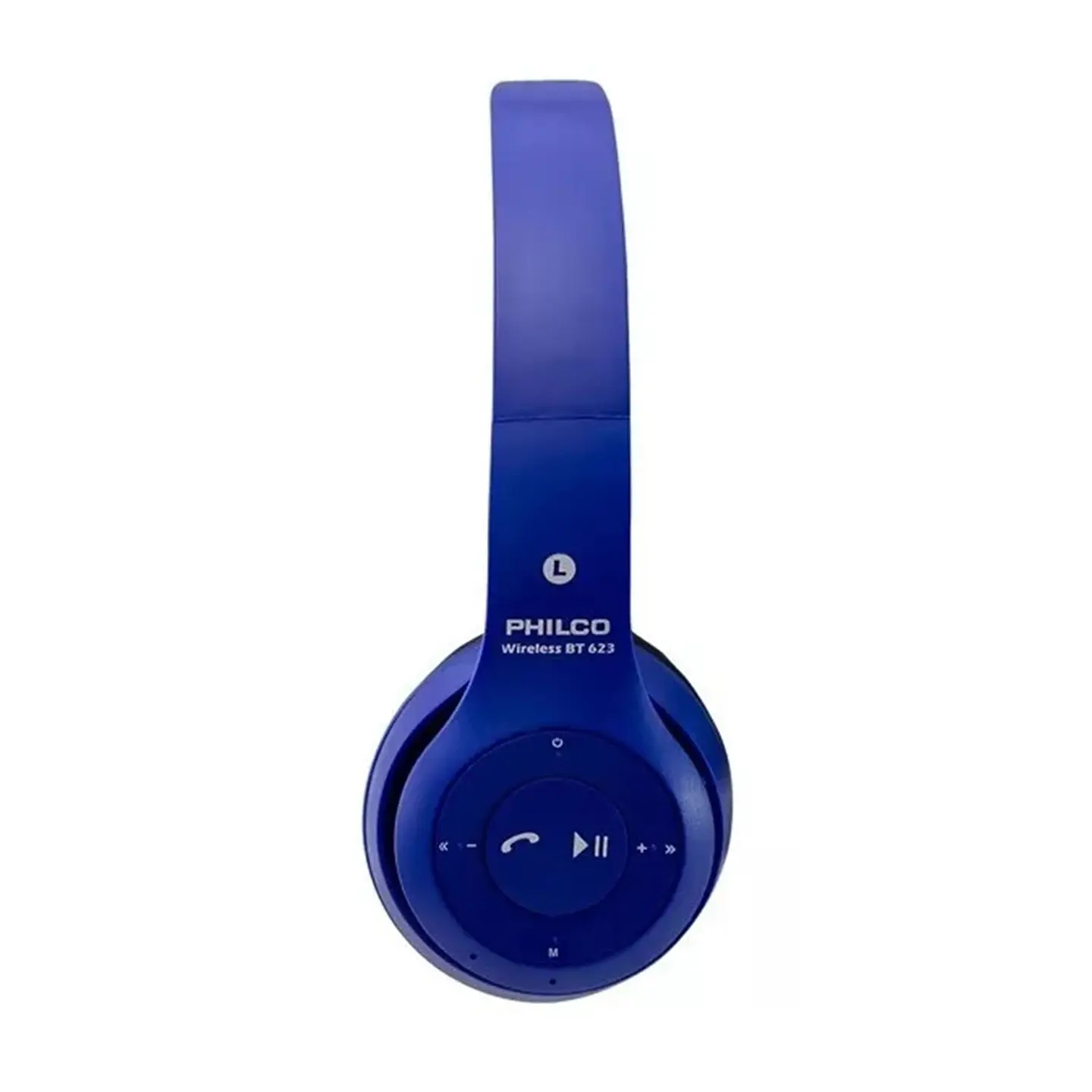 Audífono Philco Inalámbrico Plc623 Plegable Radio Fm Azul 4