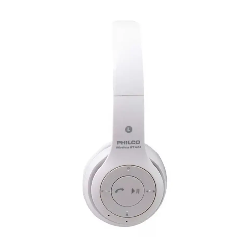 Audífono Philco Inalámbrico Plc623 Plegable Radio Fm Blanco 4