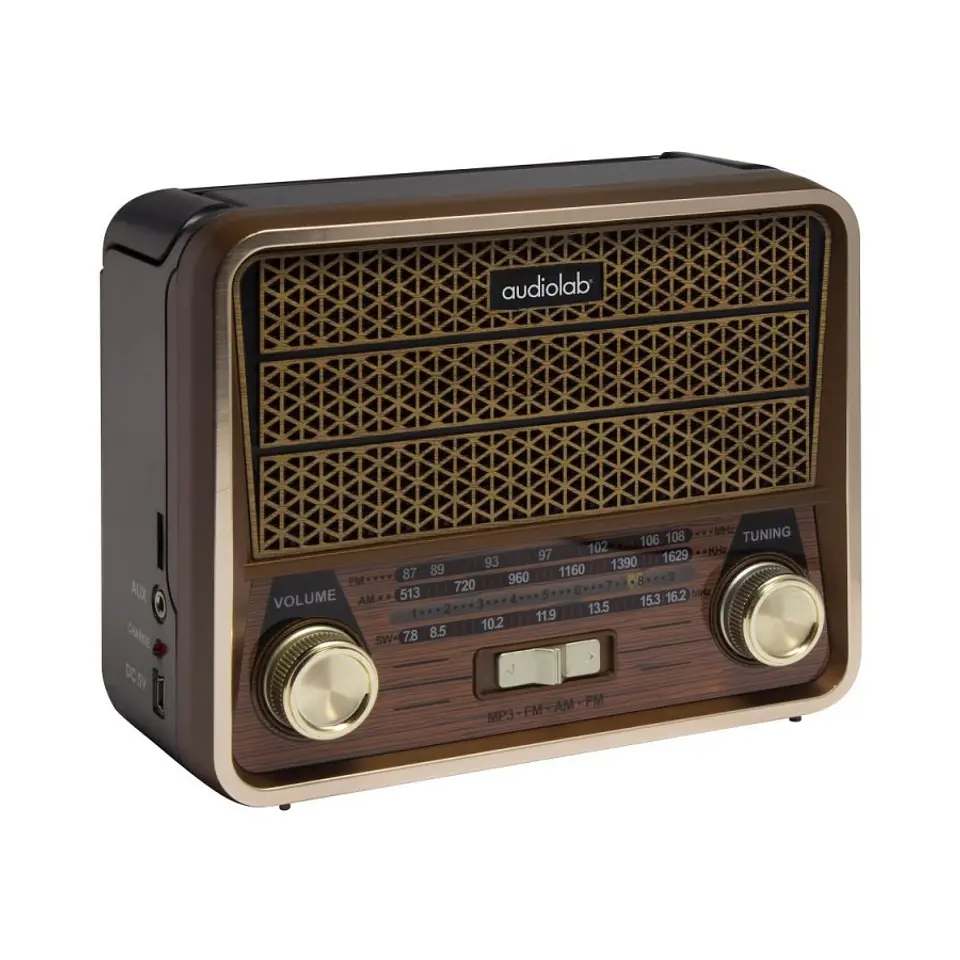 Radio Vintage Audiolab Am-fm-sw Mp3 Usb 01C 1