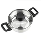 Batería de Cocina Max 7 Pzs Acero Inoxidable Vitrex - Miniatura 4