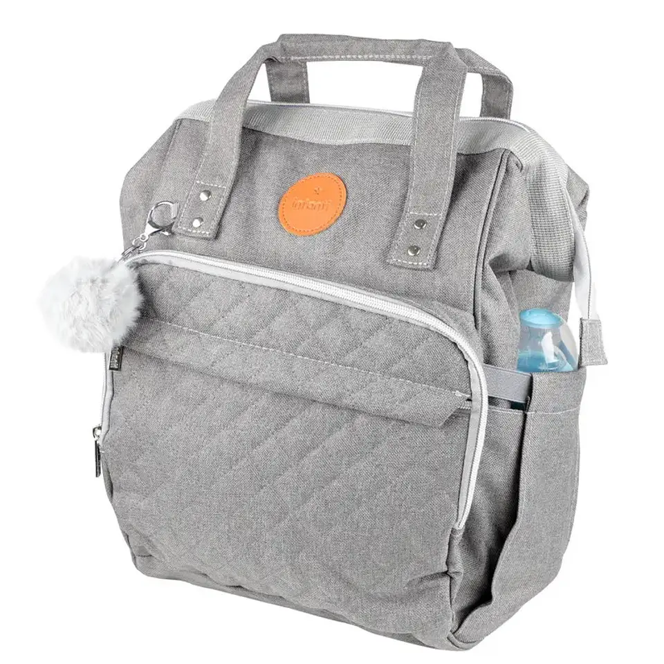 Mochila Pañalera Maternal Infanti Open Gris 4