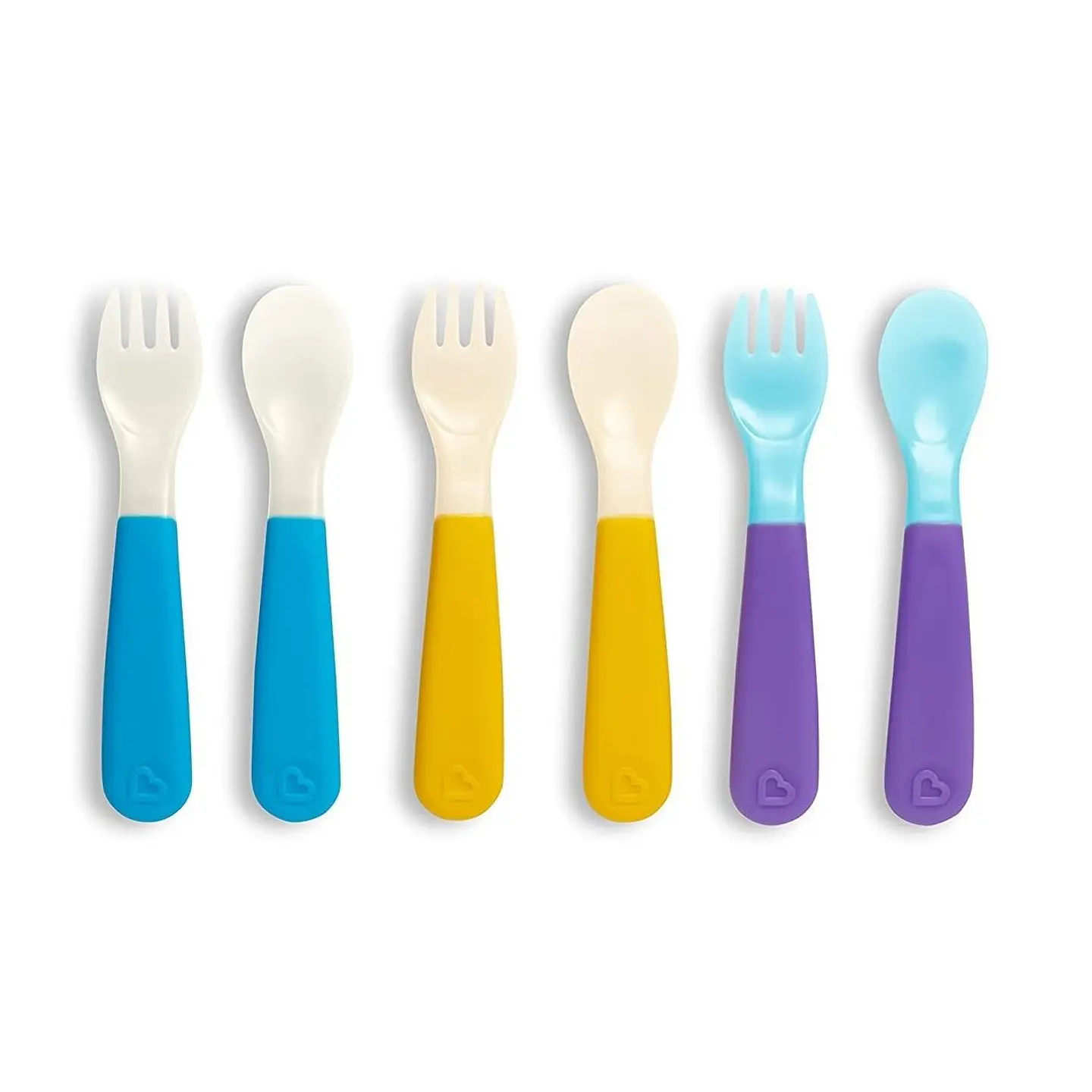 Set Tenedor Y Cucharas Cambian De Color 6pcs Munchkin 3