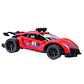 Auto de carrera RC Luz Música y Vapor Trasero DBG1759R Rojo - Miniatura 3