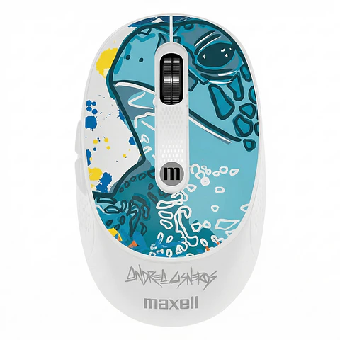 Mouse Inalámbrico Maxell Wild Tortuga 4000dpi Usb/usb-c