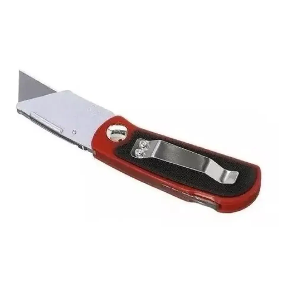 Corta Cartón Cutter Plegable con 6 Hojas de Repuesto 00092 6
