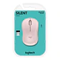 Mouse Inalambrico Logitech M220 Silent Rosa - Miniatura 2