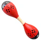 Maraca Doble Martillo de Madera Sonajera Niños Roja 55503 - Miniatura 3