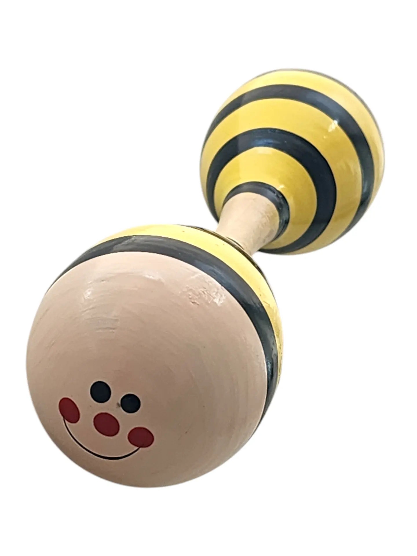 Maraca Doble de Madera Sonajera Niños Abejita 55503 3