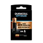 Pack 6 Pilas Duracell Alcalina AA Optimum - Miniatura 1