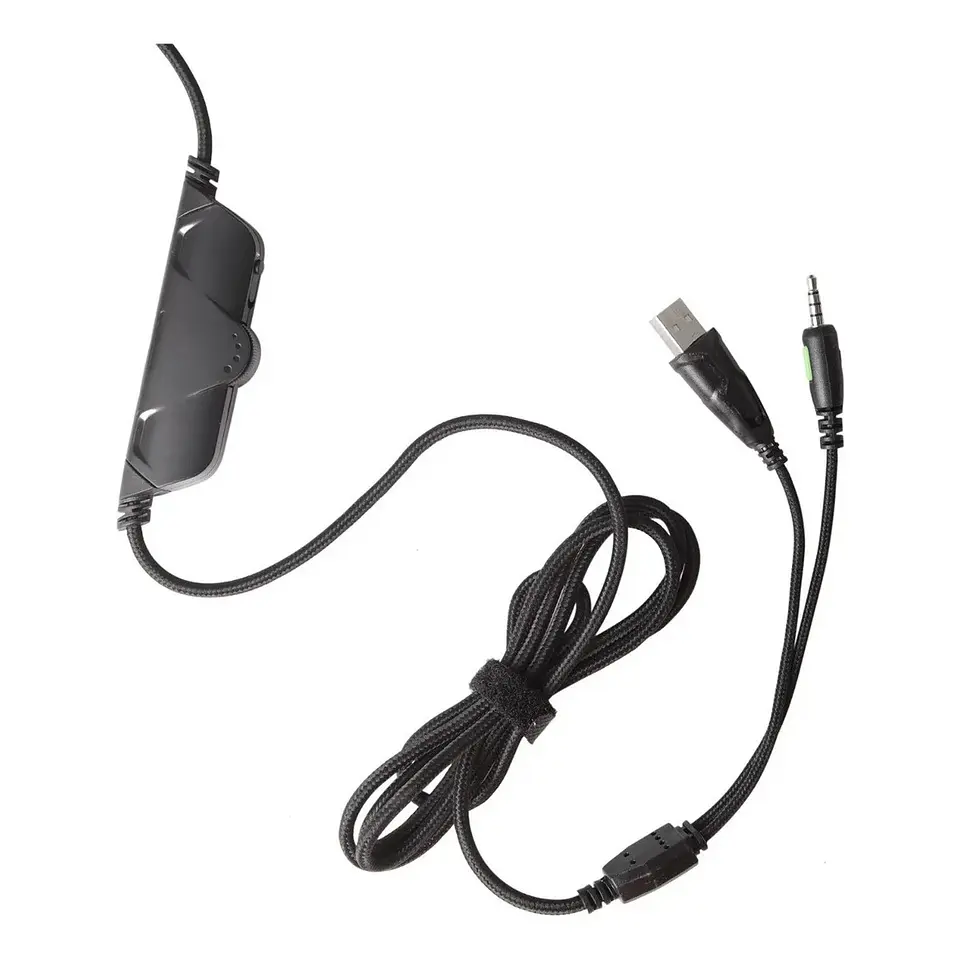 Audifonos Gamer Aiwa Rgb H1 Negro 4