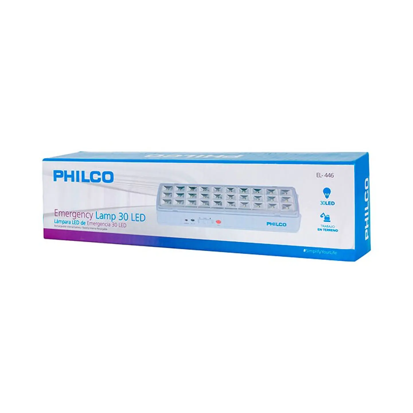 Lampara de emergencia 30 Led Philco Recargable 2