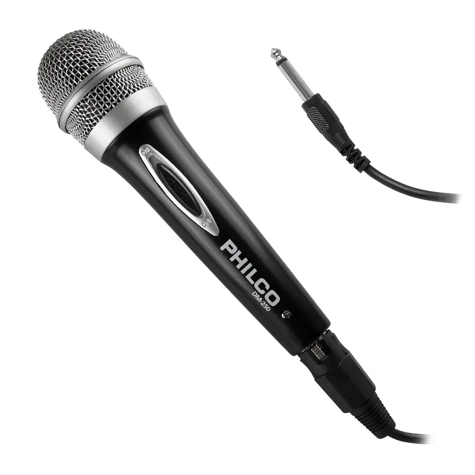 Microfono Alambrico Philco Unidireccional Karaoke 1