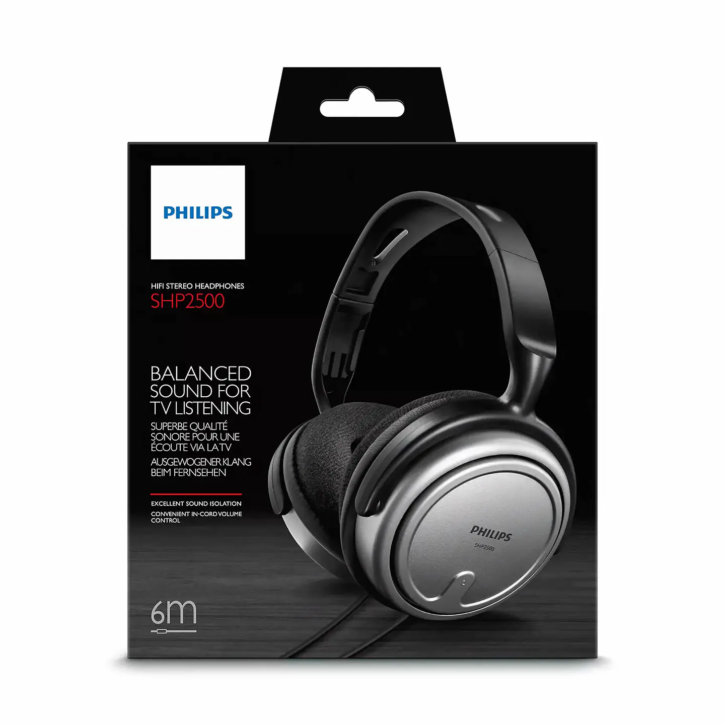 Audifonos Philips Tv SHP2500 Plateado 4