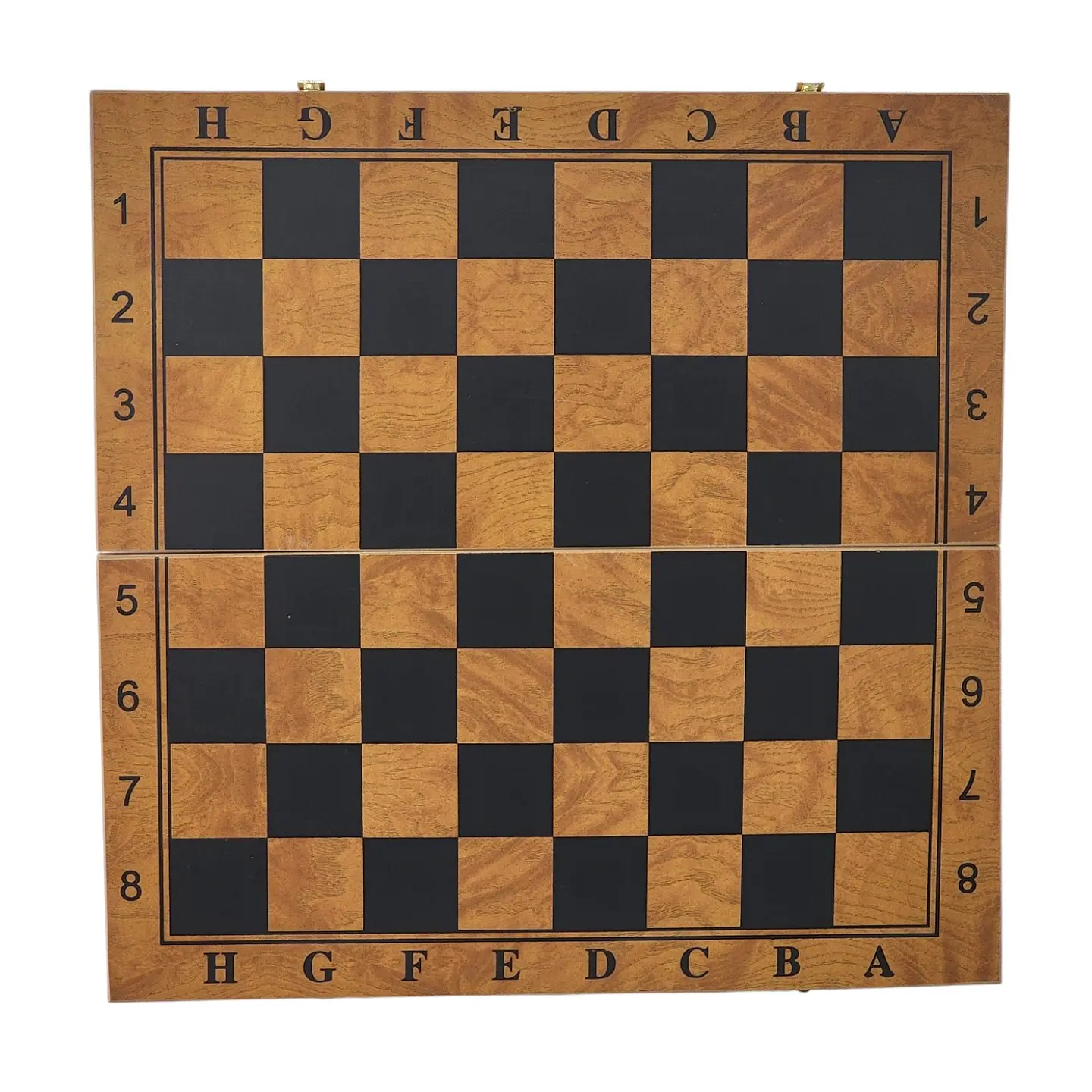Juego de Madera 3 en 1: Ajedrez, Damas, Backgammon Plegable  5
