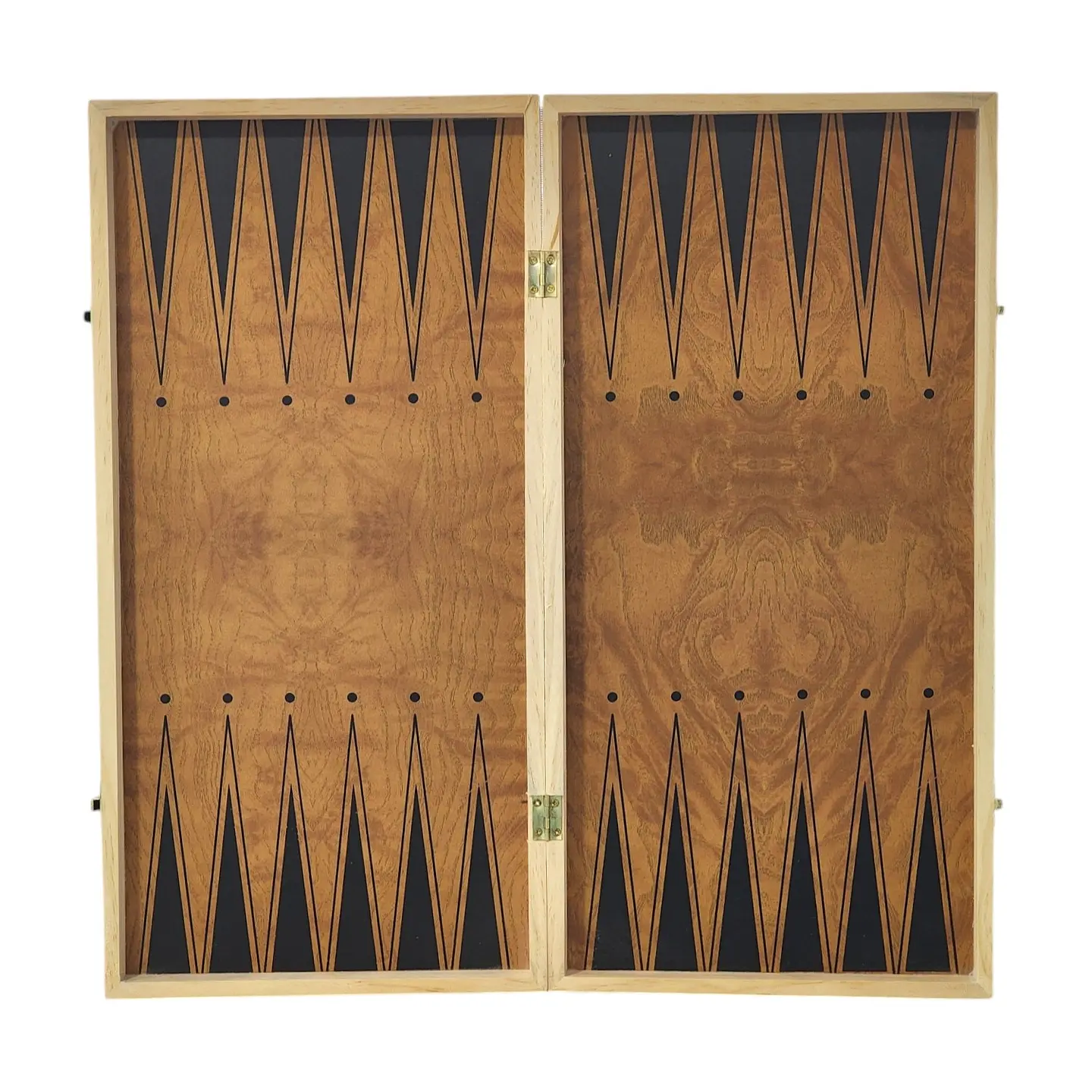 Juego de Madera 3 en 1: Ajedrez, Damas, Backgammon Plegable  7