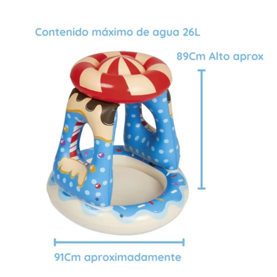 Piscina De Juegos Dulcelandia 91cm Bestway 52270 8
