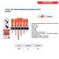 Kit 6 Destornilladores Aislados 1000v Emtop ESSTJS061 - Miniatura 5