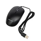 Mouse Óptico con Cable USB 1600 dpi Tecmaster Negro - Miniatura 4