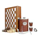Set Juego Ajedrez Con Petaca 8oz (240ml) y Accesorios 10435 - Miniatura 8