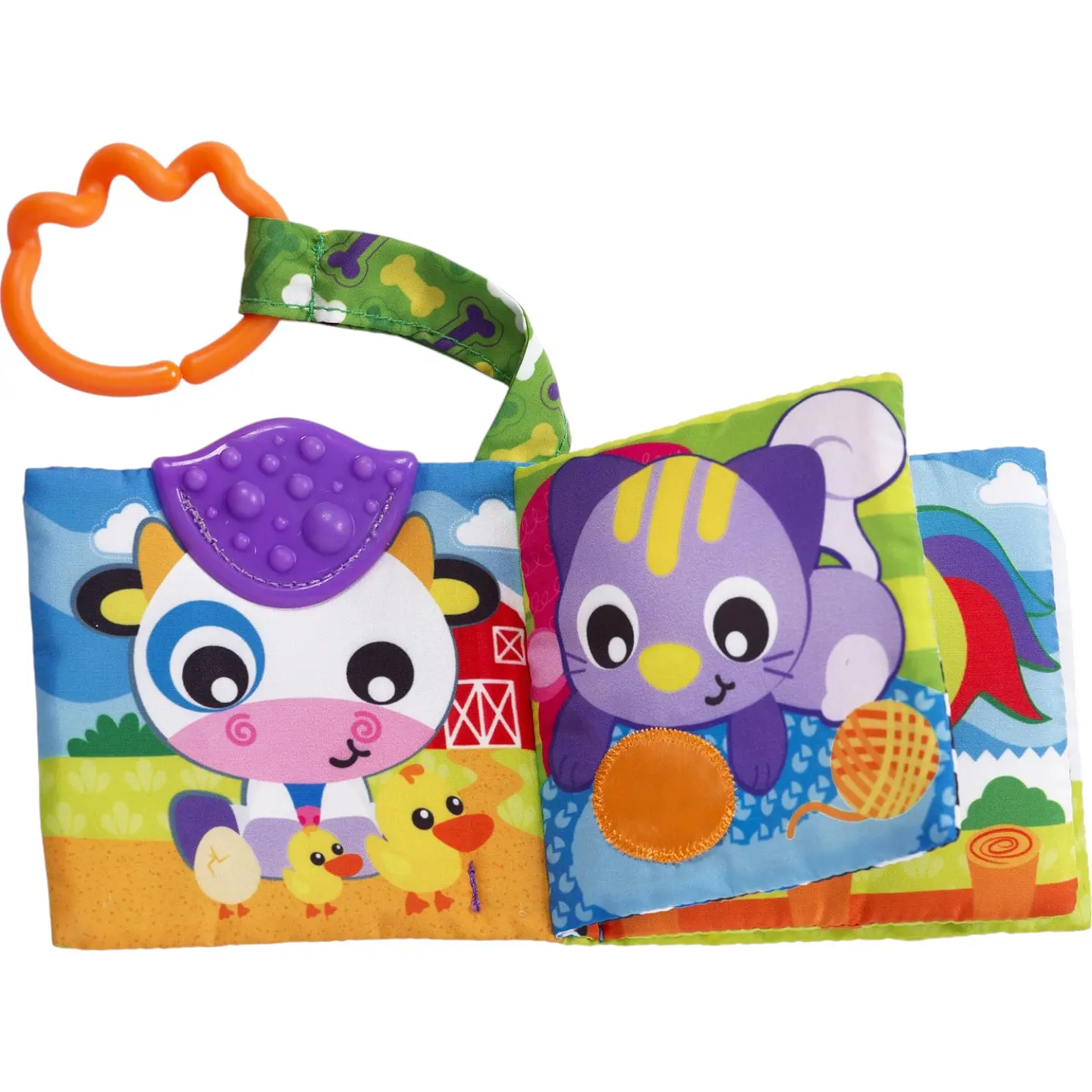 Libro De Tela Un Día En La Granja Playgro 4