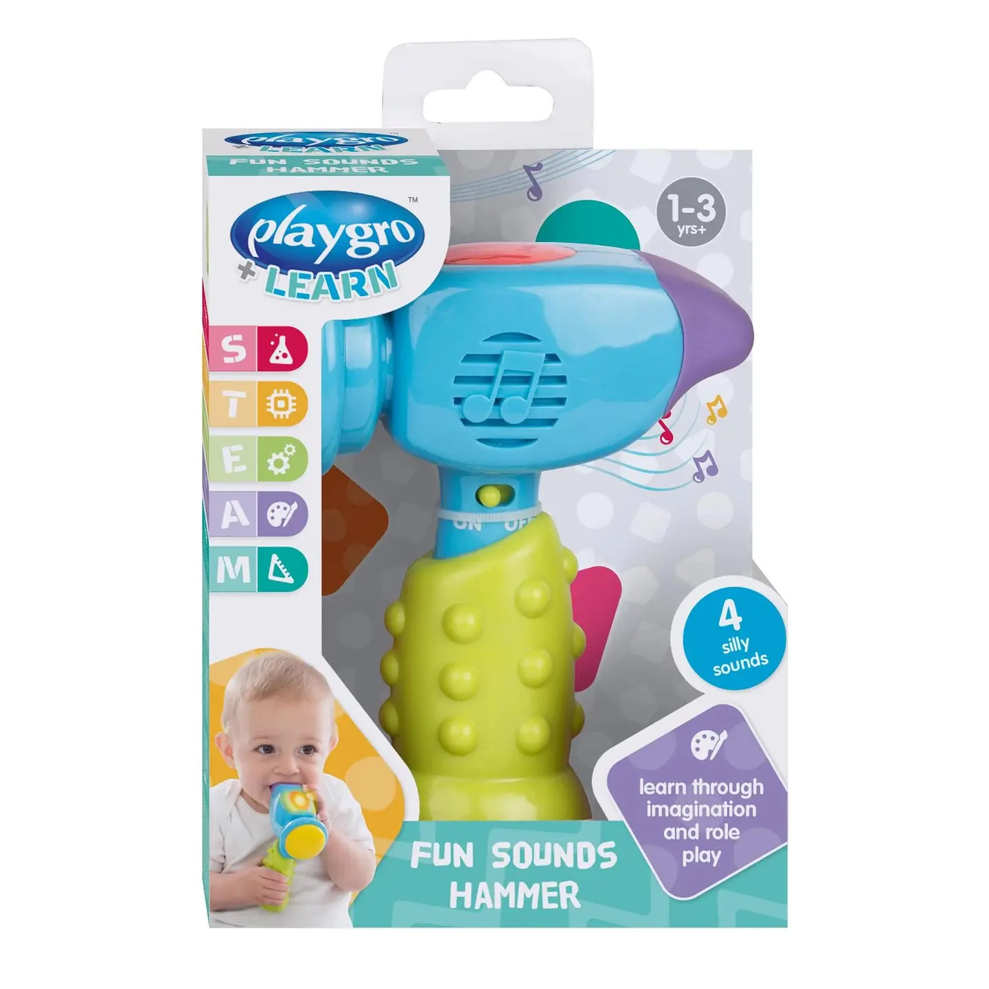 Martillo Con Sonidos Divertidos Para Niños Playgro 2