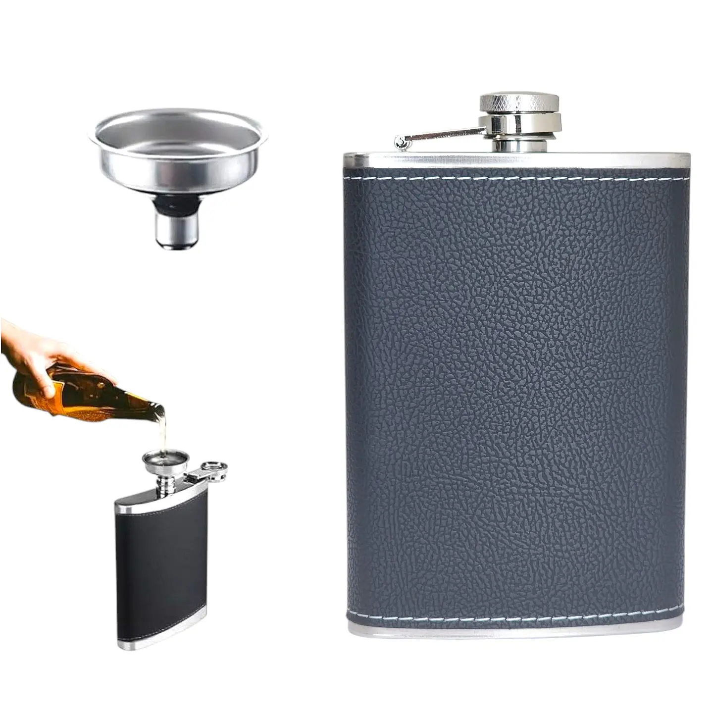 Set Petaca Licores 9oz (270ml) 4 Accesorios 16584 4