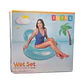 Flotador Inflable Dona Anillo con respaldo 58889 Intex Azul - Miniatura 3