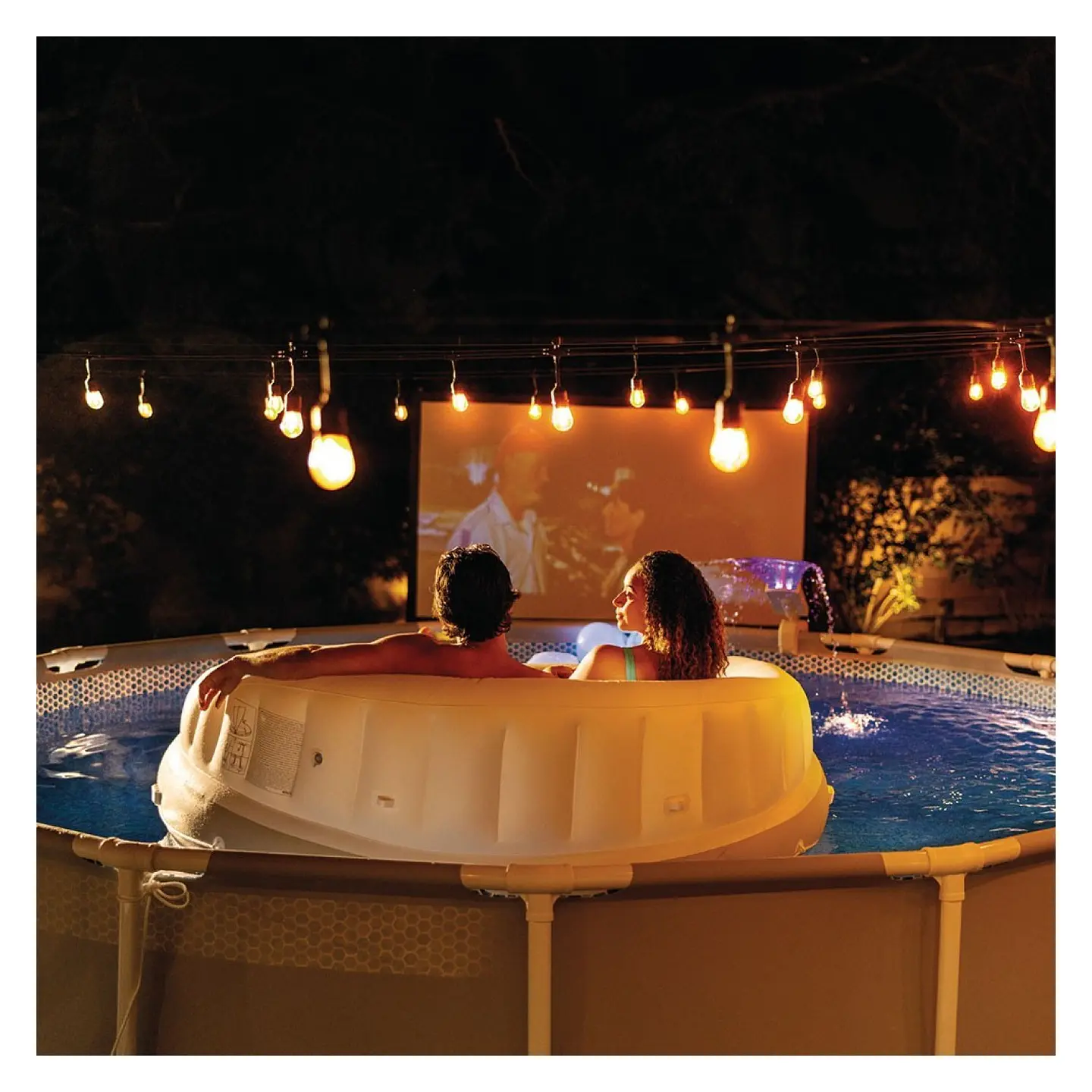 Fuente para Piscina con Luz Led Multicolor 28089 Intex 8