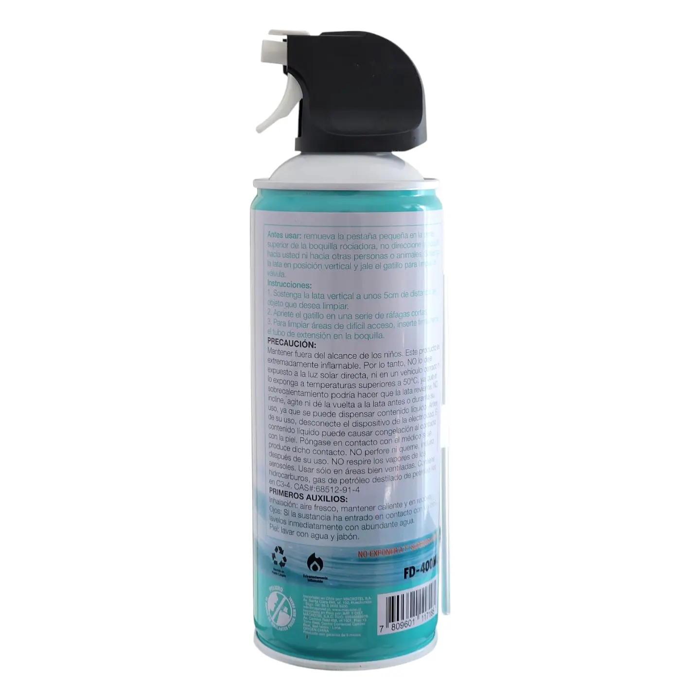 Aire Comprimido para Limpieza 400ML Fiddler 5