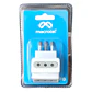 Enchufe Adaptador Triple 1500W ME-1103 Macrotel - Miniatura 4