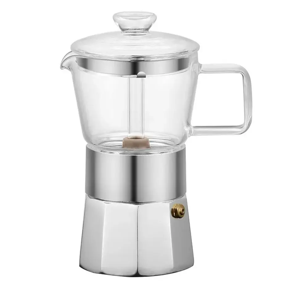 Cafetera Italiana 6 Tazas Crystal Vitrex 240 ml  5