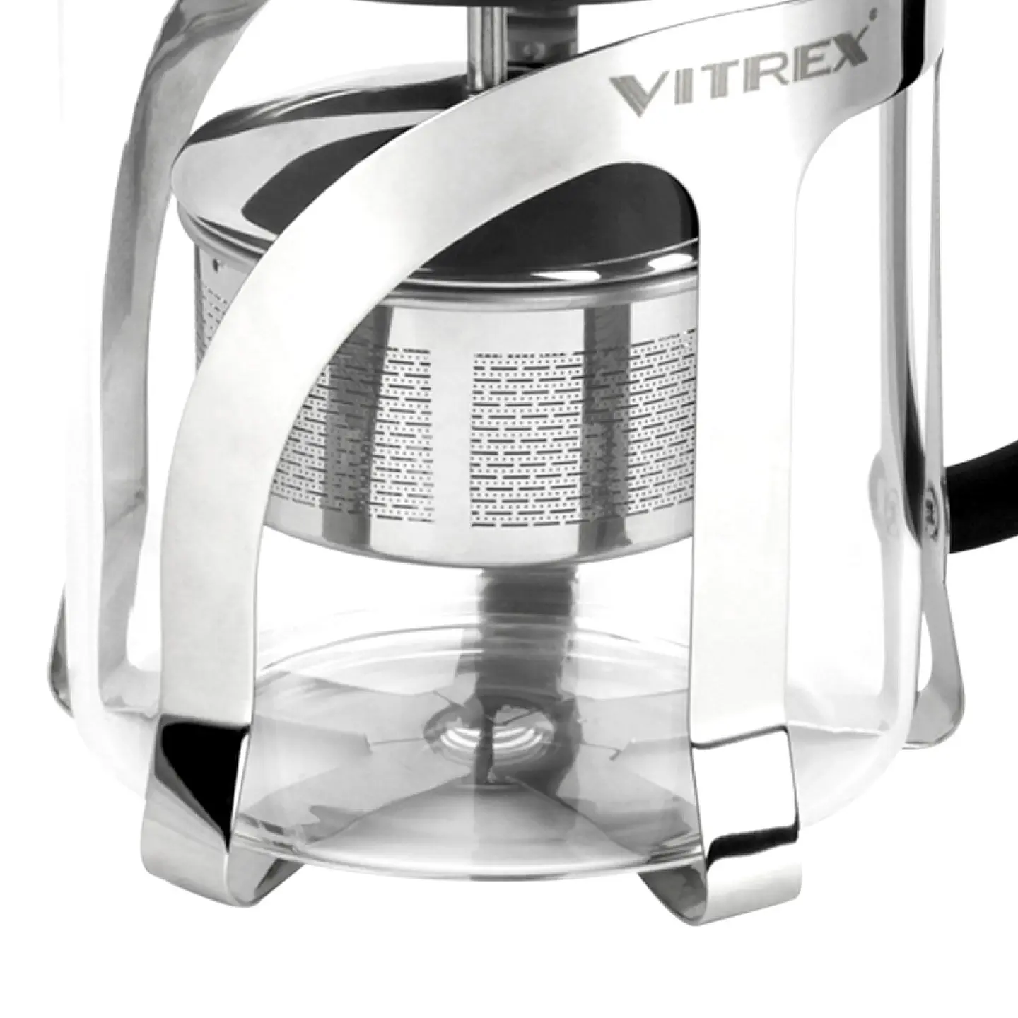 Tetera Embolo de vidrio con filtro 600 ml Indi Vitrex 3