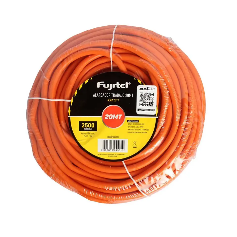 Alargador Extension Electrica 20 mts Fujitel 1