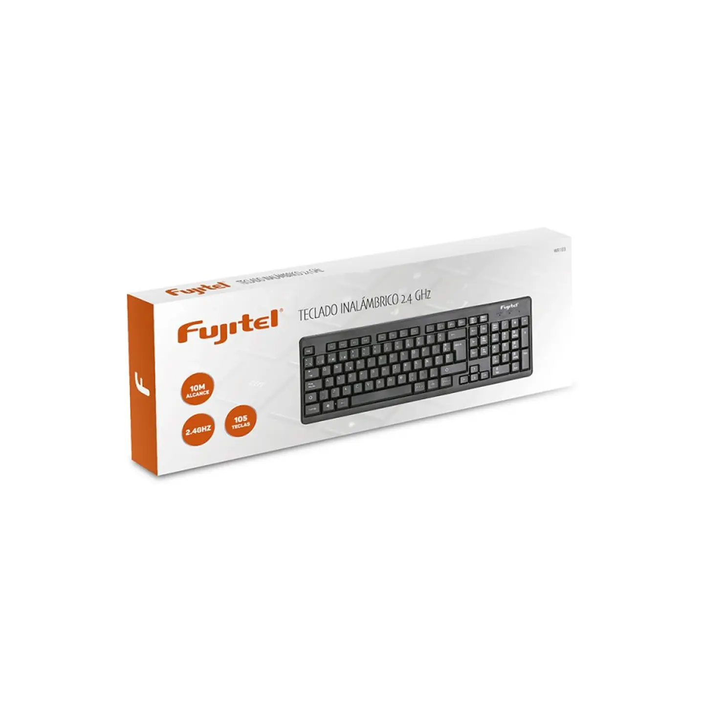 Teclado Inalambrico Fujitel 105 Teclas 2